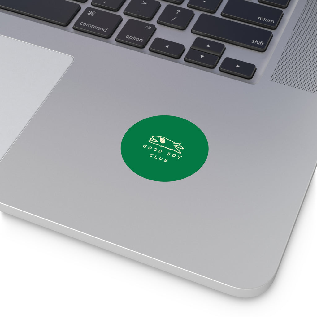 Good Boy Club Round Vinyl Sticker